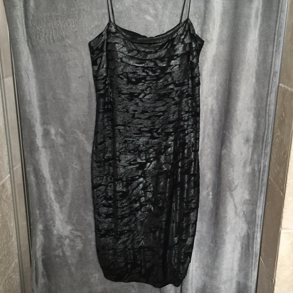Elegant Black and Silver Dress - Picture 5 of 6